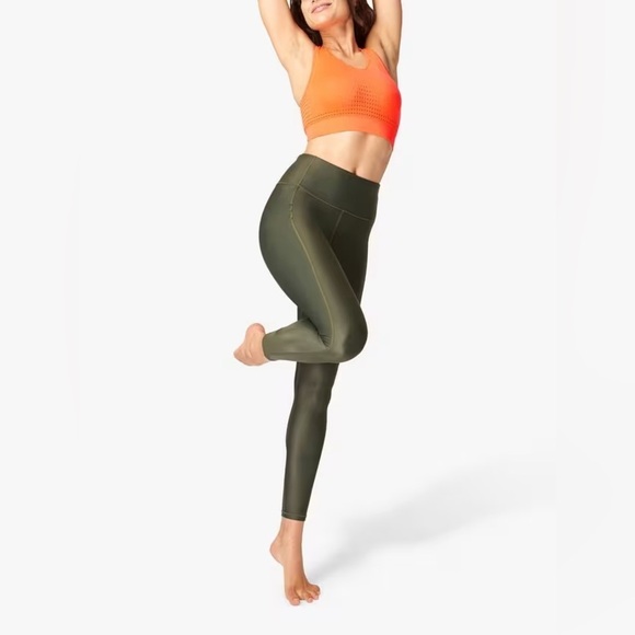 NEW Sweaty Betty Plus Size High Shine Compression Leggings Women’s XXL Green - Picture 9 of 13